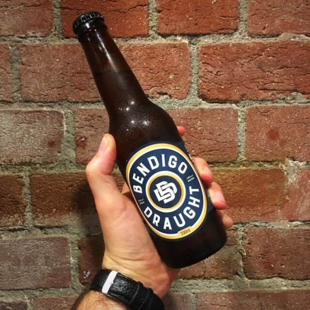 bendigo draught brookes beer